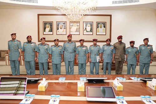 Ajman Police Chief receives deputy director general of Security Affairs and Ports